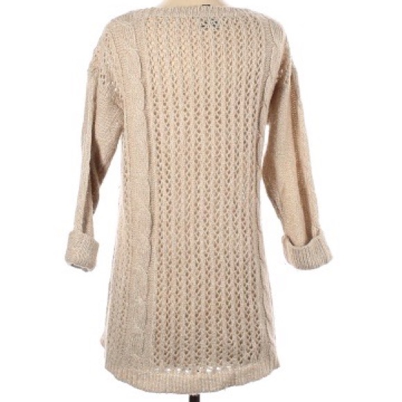 Aqua Pullover Sweater. Sz S - Picture 2 of 5